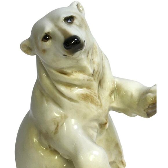 Hutschenreuther Bavaria Germany by Hans Achtziger Polar Bear Figurine-Exquisite - Picture 5 of 8